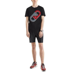 Kaos Pendek FENDI dengan Motif Gambar/Cetak, Cocok untuk Pria dan WanitaF-36