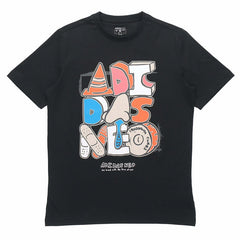 adidas Kaos Logo Seri Huruf, Unisex, COD '" AD-17