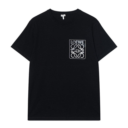 Kaos Pendek LOEWE dengan Motif Gambar/Cetak, Cocok untuk Pria dan Wanita -LE-04