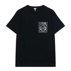 Kaos Pendek LOEWE dengan Motif Gambar/Cetak, Cocok untuk Pria dan Wanita -LE-04