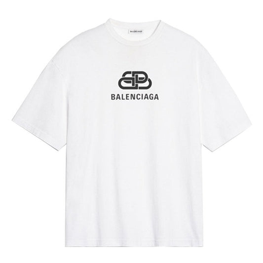 Kaos Pendek Balenciaga dengan Motif Gambar/Cetak, Cocok untuk Pria dan Wanita -BL-24
