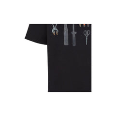 Kaos Pendek FENDI dengan Motif Gambar/Cetak, Cocok untuk Pria dan WanitaF-21