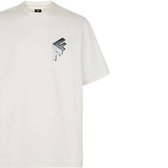Kaos Pendek FENDI dengan Motif Gambar/Cetak, Cocok untuk Pria dan WanitaF-15