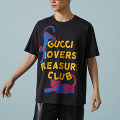 GUCCI Kaos Oversize Original - Kualitas Terbaik, Unisex, COD   G-98