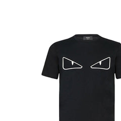 Kaos Pendek FENDI dengan Motif Gambar/Cetak, Cocok untuk Pria dan WanitaF-50