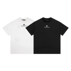 FEAR OF GOD Kaos lengan pendek original merek streetwear fashion dengan model super oversized (sangat longgar).FG-9709