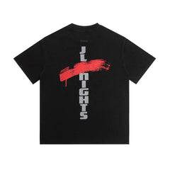 FEAR OF GOD Kaos lengan pendek original merek streetwear fashion dengan model super oversized (sangat longgar).FG-9711