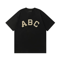 FEAR OF GOD Kaos lengan pendek original merek streetwear fashion dengan model super oversized (sangat longgar).FG-9702