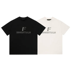FEAR OF GOD Kaos lengan pendek original merek streetwear fashion dengan model super oversized (sangat longgar).FG-9713