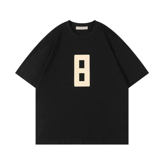 FEAR OF GOD Kaos lengan pendek original merek streetwear fashion dengan model super oversized (sangat longgar).FG-9714