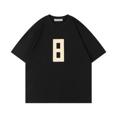FEAR OF GOD Kaos lengan pendek original merek streetwear fashion dengan model super oversized (sangat longgar).FG-9714