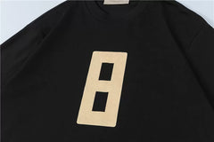 FEAR OF GOD Kaos lengan pendek original merek streetwear fashion dengan model super oversized (sangat longgar).FG-9714