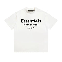 FEAR OF GOD Kaos lengan pendek original merek streetwear fashion dengan model super oversized (sangat longgar).FG-9712