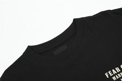 FEAR OF GOD Kaos lengan pendek original merek streetwear fashion dengan model super oversized (sangat longgar).FG-9701