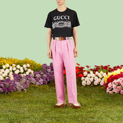 GUCCI Kaos Oversize Original - Kualitas Terbaik, Unisex, COD     '"  G-43