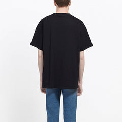 Kaos Pendek Balenciaga dengan Motif Gambar/Cetak, Cocok untuk Pria dan Wanita -BL-30