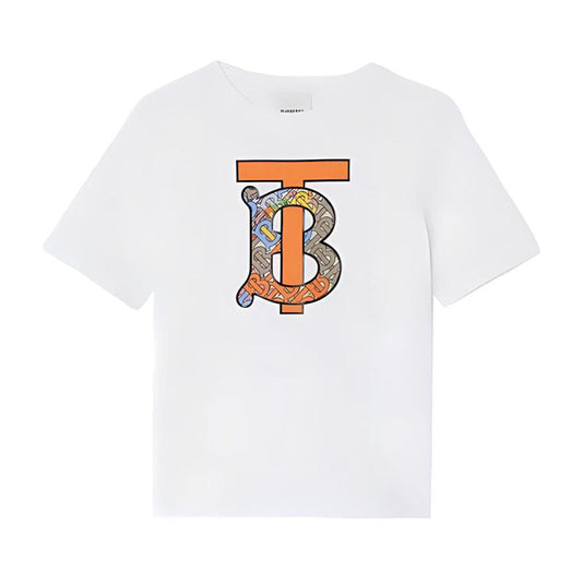 Burberry Kaos Logo Seri Huruf, Unisex, COD '"B-68