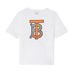 Burberry Kaos Logo Seri Huruf, Unisex, COD '"B-68