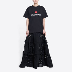 Kaos Pendek Balenciaga dengan Motif Gambar/Cetak, Cocok untuk Pria dan Wanita -BL-38