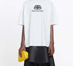 Kaos Pendek Balenciaga dengan Motif Gambar/Cetak, Cocok untuk Pria dan Wanita -BL-24