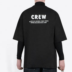 Kaos Pendek Balenciaga dengan Motif Gambar/Cetak, Cocok untuk Pria dan Wanita -BL-41