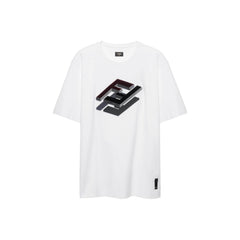 Kaos Pendek FENDI dengan Motif Gambar/Cetak, Cocok untuk Pria dan WanitaF-11
