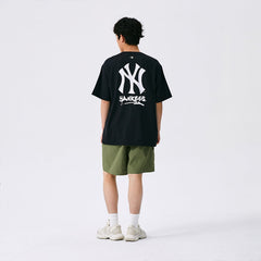 MLB Kaos lengan pendek original merek streetwear fashion dengan model super oversized (sangat longgar).ML-02