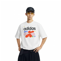 adidas Kaos Logo Seri Huruf, Unisex, COD '" AD-57