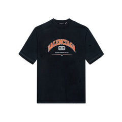 Kaos Pendek Balenciaga dengan Motif Gambar/Cetak, Cocok untuk Pria dan Wanita -BL-27