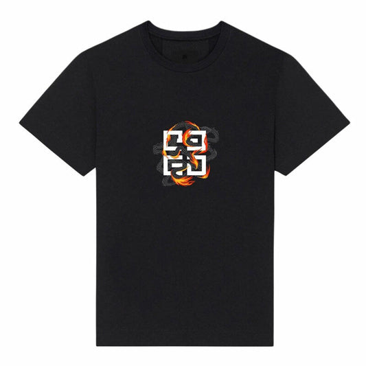 Kaos Givenchy Bermotif, Unisex -J-20