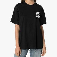 Burberry Kaos Logo Seri Huruf, Unisex, COD '"B-07
