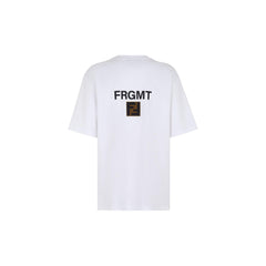 Kaos Pendek FENDI dengan Motif Gambar/Cetak, Cocok untuk Pria dan WanitaF-16